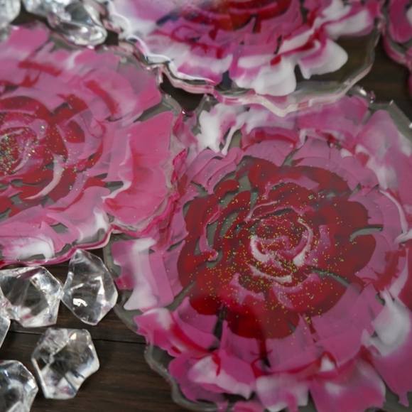 Rose Coasters - Picture 8 of 9
